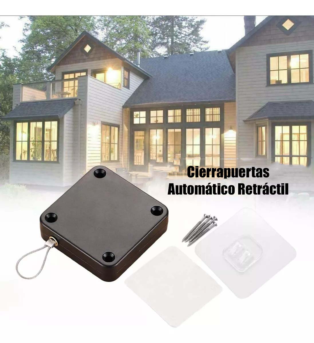 Cierra Puerta Automático Con Cuerda