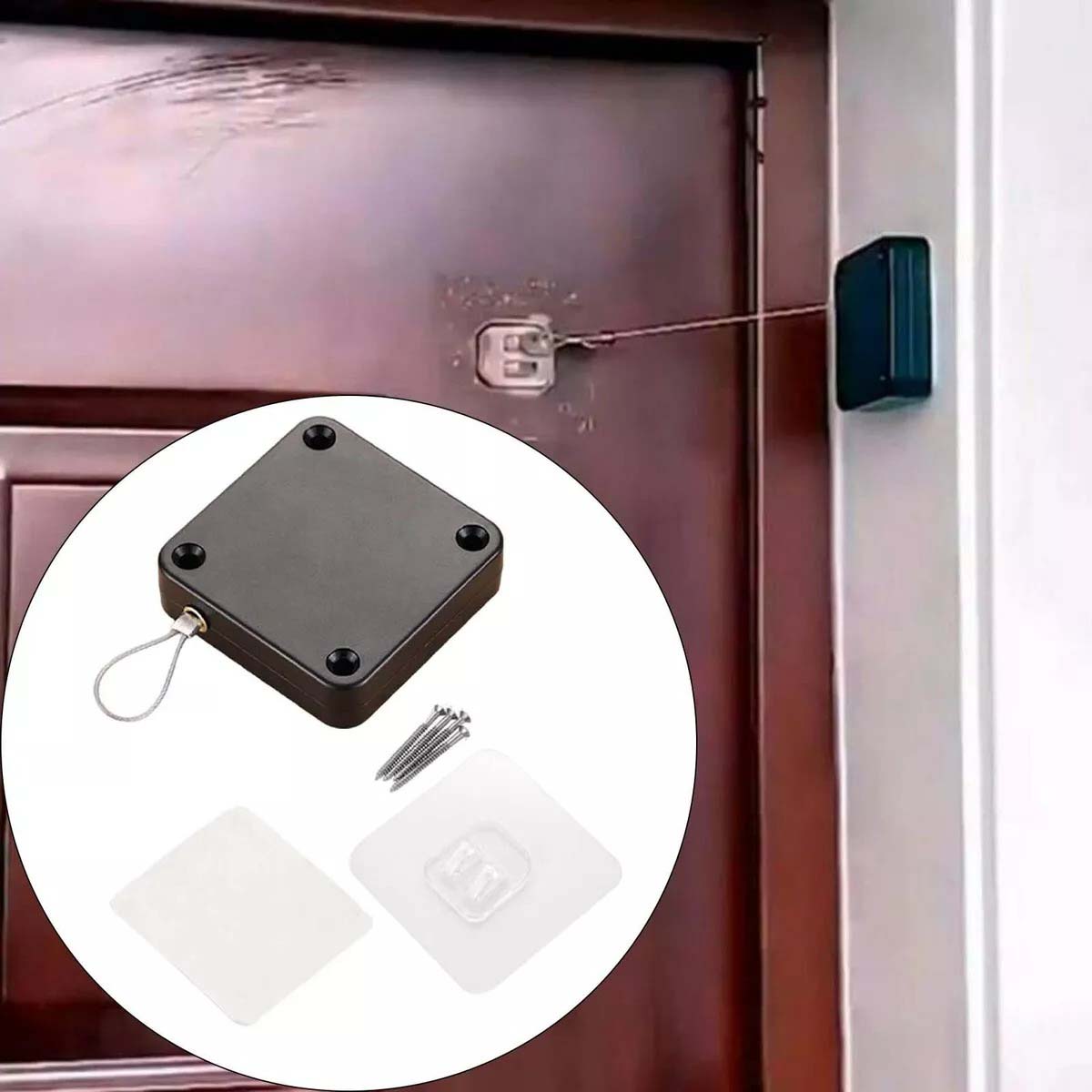 Cierra Puerta Automático Con Cuerda