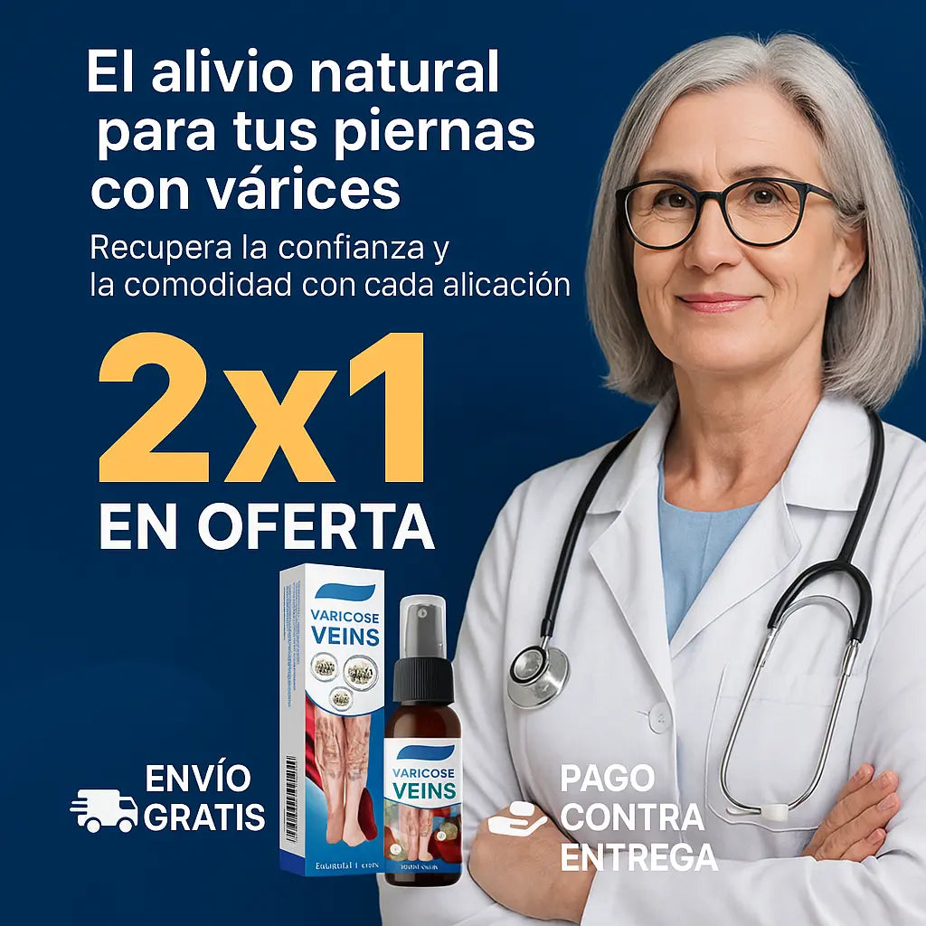 😍Paga 1 y lleva 2🎁 🌿Varicose Veins ✨¡Clínicamente probado para eliminar las venas varicosas✅