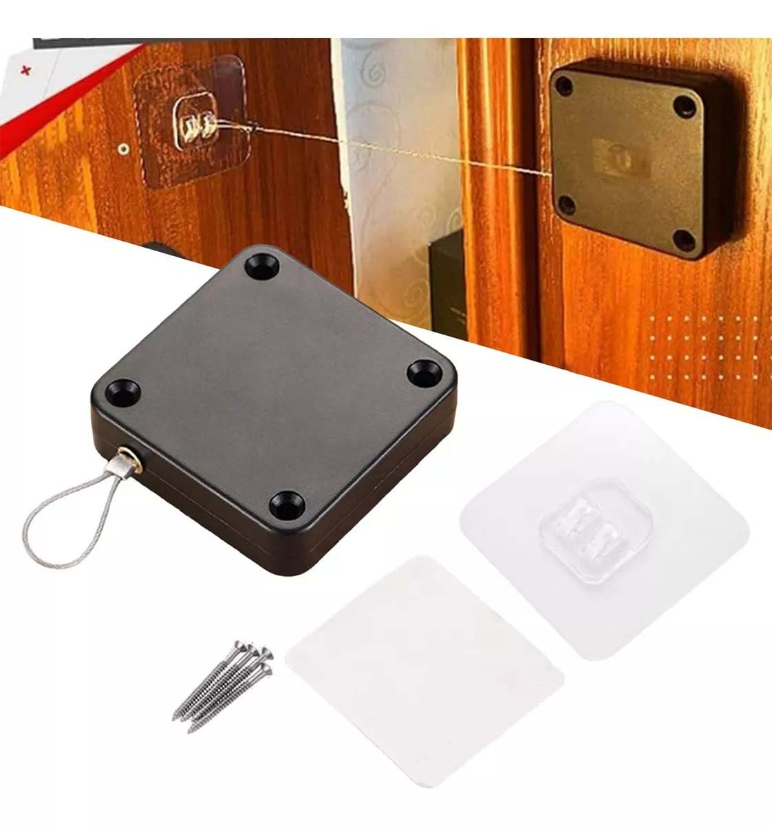 Cierra Puerta Automático Con Cuerda