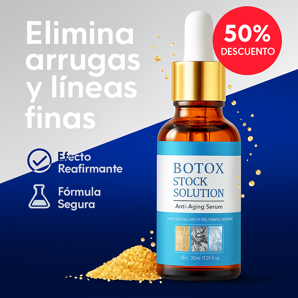 ✨Botox Stock Solution – 🌿El Secreto Contra las Arrugas✨