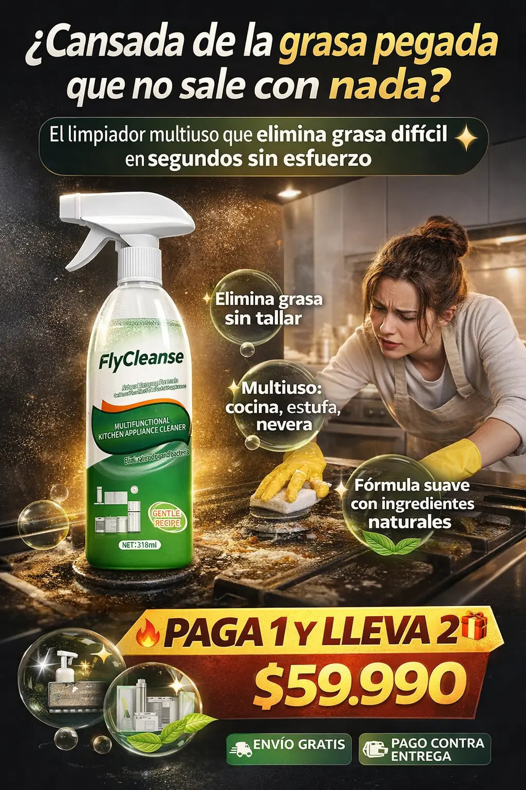 🚀¡FlyCleanse Limpieza Profunda En Segundos!✨