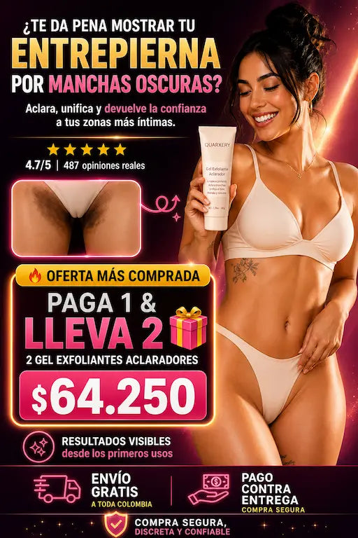 ✨Quarxery Gel Exfoliante 🌿Recupera la confianza de mostrar tu piel sin inseguridades🍑
